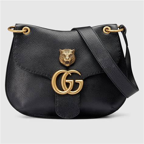 gucci stamp leather|Gucci leather shoulder handbags.